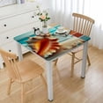 thumbnail image 1 of nygtbtfer Shell On The Beach Rectangle Table Cloth Stain and Wrinkle Resistant Spillproof TableclothVinyl Woven Decorative Table Cover for Dining Table Elastic Edge, 1 of 7