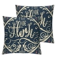 thumbnail image 1 of nygtbtfer Spring Pillow CoversEucalyptus Leaves Truck Bless This Home Set of2 Welcome Decorative Throw Pillows Cases Outdoor Decor for Couch Living Room White, 1 of 7