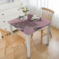 thumbnail image 1 of nygtbtfer Square Fitted Tablecloth with Elastic Edge, Floral Butterfly Waterproof Table Covers, Washable Polyester Table Cloths for Kitchen Dining Picnic Party 52*52, 1 of 8