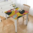 thumbnail image 1 of nygtbtfer  Square Fitted Tablecloth with Elastic Edge,Yellow Lemon Waterproof Table Covers,Washable Polyester Table Cloths for Kitchen Dining Picnic Party 46*46, 1 of 8