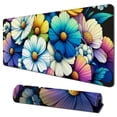 thumbnail image 1 of nygtbtfer Square Mouse Pad Beautiful Flowers Plants, Non-Slip Rubber Base Mousepad for Laptop,Washable Mouse Pad,Office and Home (Wildflower H) 31.5x11.8 in, 1 of 6