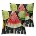 thumbnail image 1 of nygtbtfer Summer Pillow Set of 2 Hello Sweet Summer Vibes Pillows Decorative Throw Pillows Summer Decorations Farmhouse Decor Cushion Case for Sofa Couch White, 1 of 7