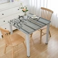 thumbnail image 1 of nygtbtfer Table Cloth, Fitted Tablecloths with Elastic Edge, Wipeable Table Cover for Kitchen Wedding Modern Watercolor Painted Leaves, 1 of 7