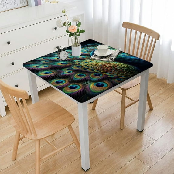 nygtbtfer Table Cloth Rectangle Tablecloth Outdoor Washable Winkle and Stain Resistant Spandex Table Cover for Kitchen Dining Tabletop Decoration