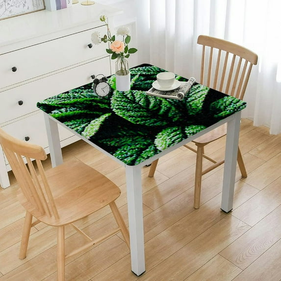 nygtbtfer Table Cloth for Rectangle Tables, Soybean Field Tablecloths Wrinkle Resistant Table Cover for Kitchen, Table Cloth for Dining Farmhouse Decor Tables Cloth Cover Elastic Edge