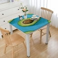 thumbnail image 1 of nygtbtfer Table Cover Elastic Edged Fruit Blue Tablecloths for Table Oil-Proof Wipeable PVC Table Cloth white, 1 of 7