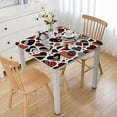 thumbnail image 1 of nygtbtfer Tablecloth , Black Red Washable Table Cover for Party Picnic Dinner Decor, 1 of 7