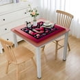 thumbnail image 1 of nygtbtfer Tablecloth, Fitted Table Cover with Elastic for Tables, Red Love Heart Table Cloth Outdoor Indoor Dinning Party Tablecloths, 1 of 7