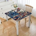 thumbnail image 1 of nygtbtfer Tablecloth Rectangle Table Cloth American Flag Table Cover for Memorial Veteran's Day Dining Table Decoration, 1 of 7