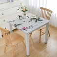 thumbnail image 1 of nygtbtfer Tablecloth Round Decorative Table Cloth Washable Wrinkle Stain-Resistant Polyester Table Cover Spring Holiday For Party Dinner Picnic, 1 of 7