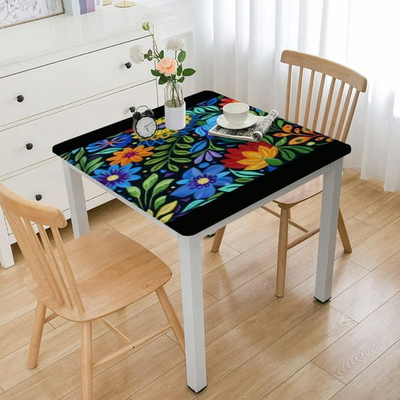 nygtbtfer Tablecloth Round Table Cover Washable Polyester Table Cloth for Kitchen Party Picnic Dining Decor