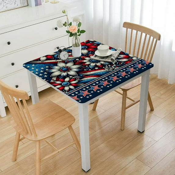 nygtbtfer Tablecloth Round, Watercolor Poppy Flowers Table Cover for Party Picnic Dinner Decor