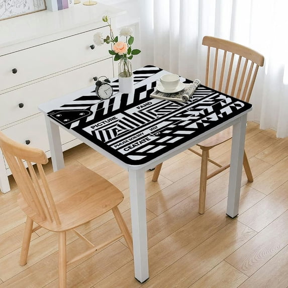 nygtbtfer Tablecloth Table Cloth Dining Table for Kitchen Party , Elastic Edge