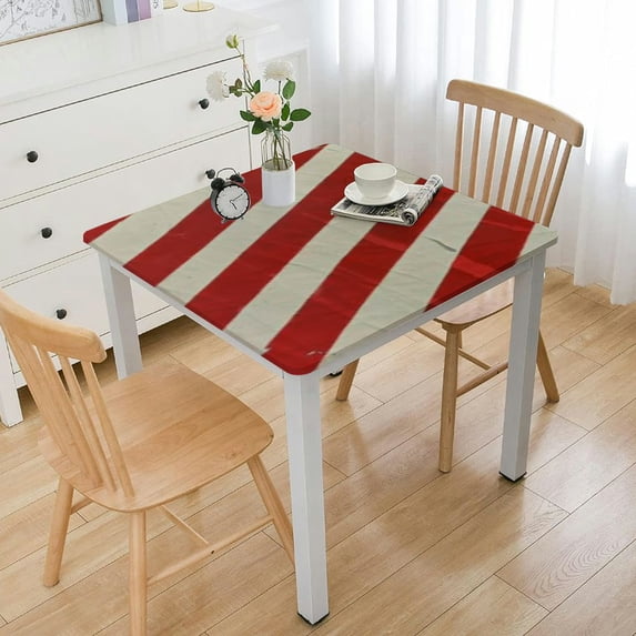 nygtbtfer Tablecloth Vintage Carnival Red Star Sunbeam Fun Performing Arts Rectangle Table Cloth Washable and Reusable Fabric Table Cover for Kitchen Dining Room Indoor Outdoor Use