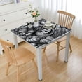 thumbnail image 1 of nygtbtfer Thanksgiving Day Fitted Tablecloths Rectangle, Fall Mushrooms and Turkey Elastic Edged Table Cover, Wipeable Reusable Polyeste Decor for Indoor Outdoor Banquet,Fitted for Table, 1 of 7