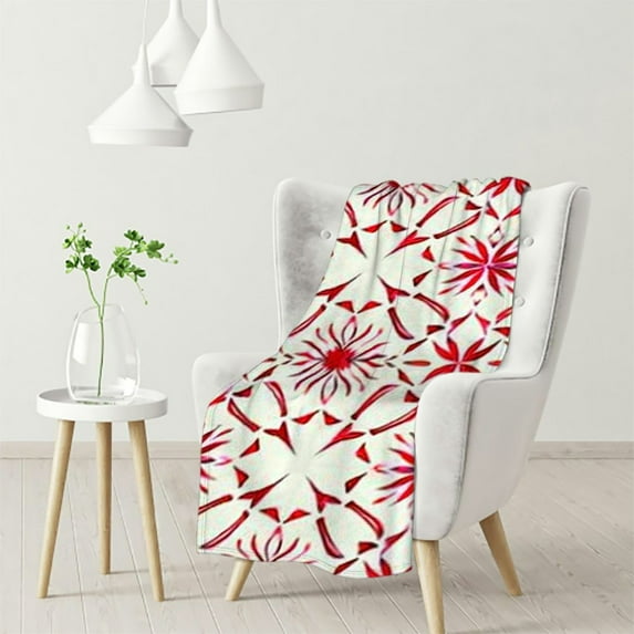 nygtbtfer The Budding and Turning Flower Flannel Blanket Comfortable Used in Multiple Scenarios Lint-Free Soft and Warm Also Suitable for Outdoor Camping 60x80in