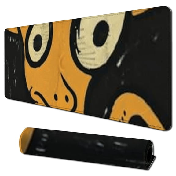 nygtbtfer This is Fine Dog Fire Funny Meme Mouse Pad Non-Slip Gaming Mouse Pad with Stitched Edge Computer Pc Mousepad Rubber Base for Office Home 31.5x11.8 in