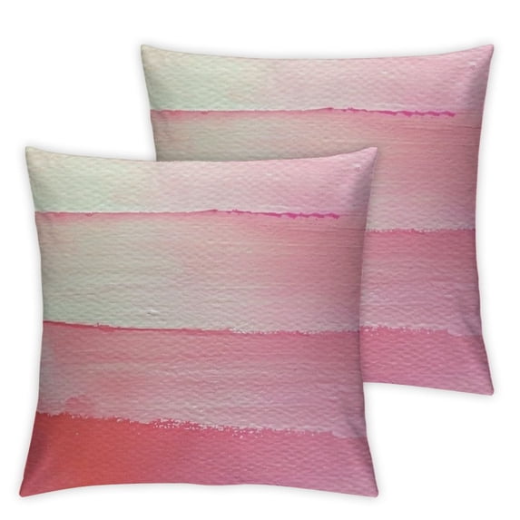 nygtbtfer Throw Pillow Cover Orange Pink White Wet Pillowcase Home Decorative Square Pillow Case White