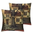 thumbnail image 1 of nygtbtfer Throw Pillow Covers Faith Hope Love Suplify Primitive Country Square Pillow Cases Set of 2 for Decorative Cushion Bed Couch Sofa Colorful 20x20in, 1 of 7
