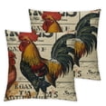 thumbnail image 1 of nygtbtfer Throw Pillow Covers Farm Feed Home Décor Linen Throw Pillow Case Cushion Cover Set of 2 ( Poultry Chicken) White, 1 of 7