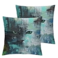 thumbnail image 1 of nygtbtfer Throw Pillow Covers Polyester Pillow Case,Fashionable Decorative Square Pillowcases Covers for Couch Sofa Bed,Living Room Sofa,,(2 pcs),Abstract Grey and Blue White, 1 of 7