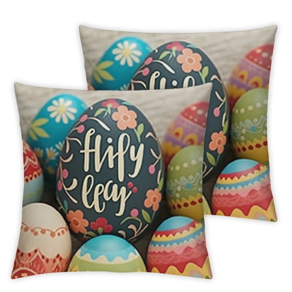 nygtbtfer Throw Pillow Set of 2 Pillow Cushion Case for Sofa Couch Outdoor Holiday Decorations 12x12in