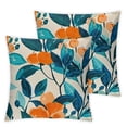 thumbnail image 1 of nygtbtfer Throw Pillow , Teal Pillow Covers Room Decor, Set of 2, and Solid Accent Pillow Cushion Case for Couch Bed Sofa White, 1 of 7