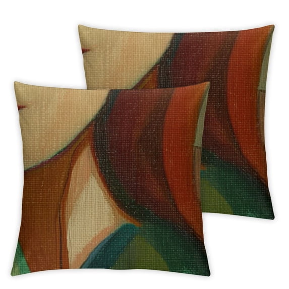 nygtbtfer Throw Pillows Case, Abstract Pillow Covers Set of2, Green Pillows Decorative Throw Pillows, Decorative Pillows Covers for Couch White