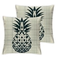 thumbnail image 1 of nygtbtfer Tropical Tiki Decorative Throw Pillow Covers Pillows Case Square Cushion Cover Standard Pillowcase for Sofa Couch Bedroom Patio,Multi-Size White, 1 of 7