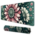 thumbnail image 1 of nygtbtfer  Upgraded Mouse Pad Gaming Mouse Pads Non-Slip Rubber Base Mousepad Rectangular Mouse Mat for Desktop Computer Laptop Gaming Office &amp; Home Retro Flowers 31.5x11.8 in, 1 of 6