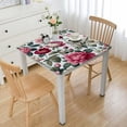 thumbnail image 1 of nygtbtfer Watercolor Flower Tablecloth, Floral Pattern Painting Style Print with and Roses, Dining Room Kitchen Rectangular Table Cover, 1 of 7