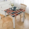 thumbnail image 1 of nygtbtfer , White and Blue Vinyl Tablecloth with Flannel Backing, Easy Care Indoor Outdoor Vinyl Tablecloth, 1 of 7