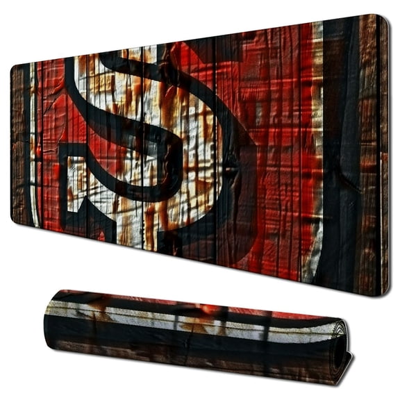 nygtbtfer Wood Grain Design Mouse Pad, Non-Slip Rubber Base Mousepad for Computers Laptop Desk, Mousepad Desk Accessories, Desk Mat Mouse Pad, Office Supplies - Mouse Pads for Desk. 31.5x11.8 in