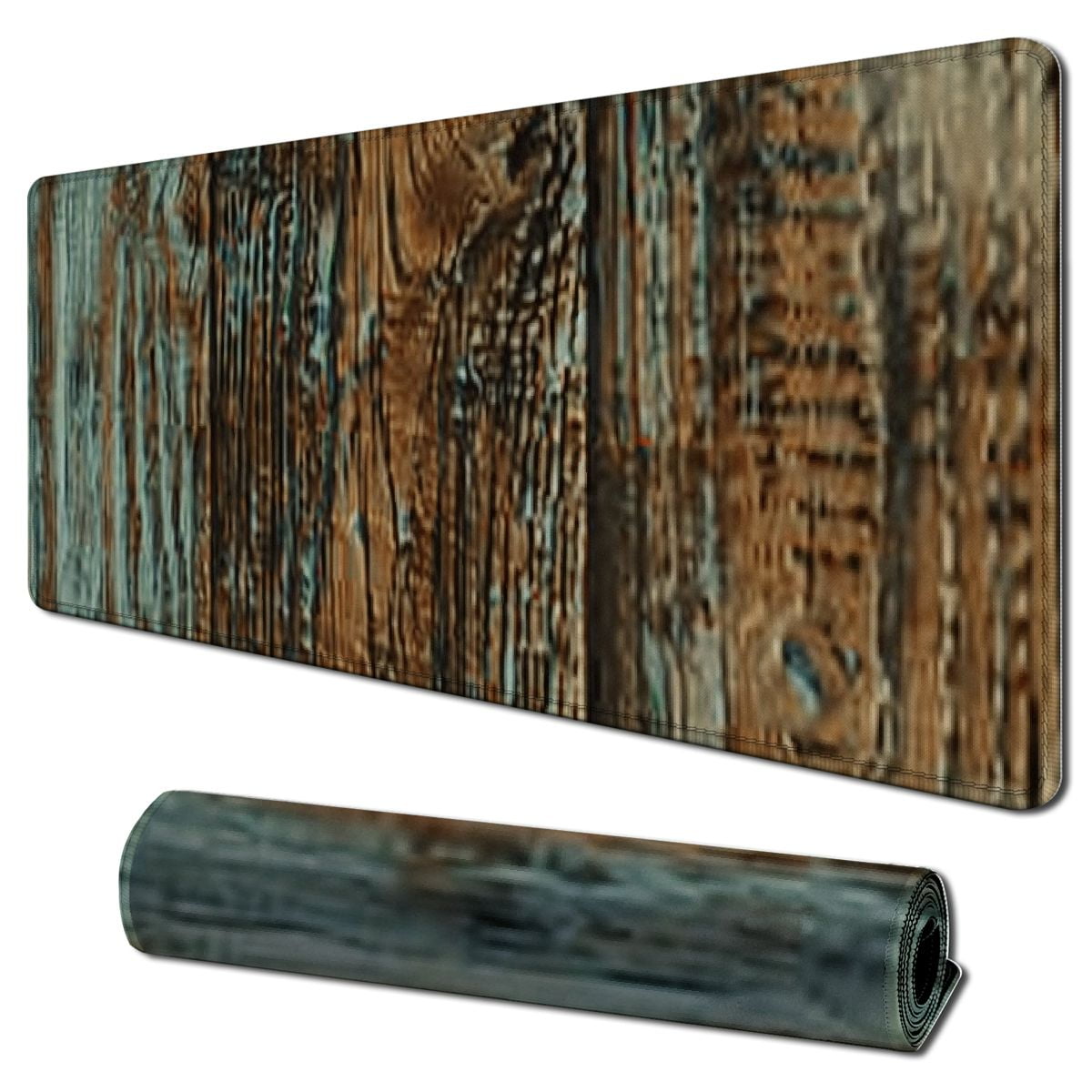nygtbtfer Wood Rectangle Gaming Mousepad Rustic barn Wood Western ...
