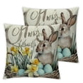 thumbnail image 1 of nygtbtfer Wreath Throw Case Decorative Case for Farmhouse Home Office Sofa Decoration, 2Pack White, 1 of 7