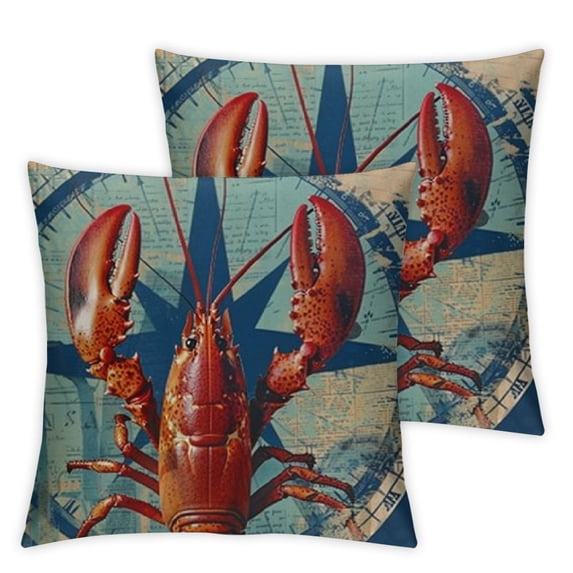 nygtbtfer and Lobsters Home Throw Pillow Case Personalized Cushion Cover New Home Office Decorative White