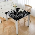 thumbnail image 1 of nygtbtfer on the - Table Cloth TableCloths Reusable Table Covers Durable Outdoor Table Cloths Cover Protector For Parties Kitchen Dining Elastic Edge, 1 of 7