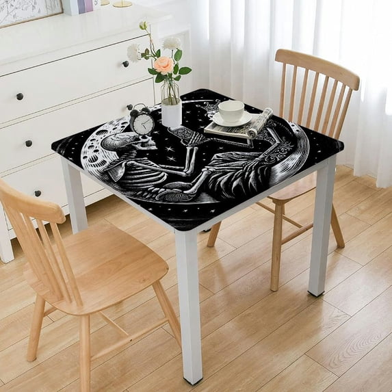 nygtbtfer on the - Table Cloth TableCloths Reusable Table Covers Durable Outdoor Table Cloths Cover Protector For Parties Kitchen Dining Elastic Edge