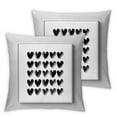 thumbnail image 1 of nygtbtfer s Pillow Black and White Love Heart Decorations Holiday Pillows Decorative Throw Farmhouse Home Decor for s Day Gift Bedroom White, 1 of 7