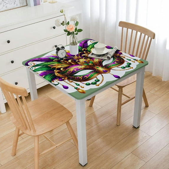 nygtbtfer tablecloths- Party Supplies Purple Plastic Table Cover Table Decorations for Party