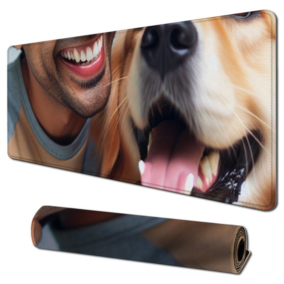 nygtbtfer with Photos, Text, Logos or Artwork, with Non-Slip Rubber Base, Stylized with Sewn Edges 31.5x11.8 in