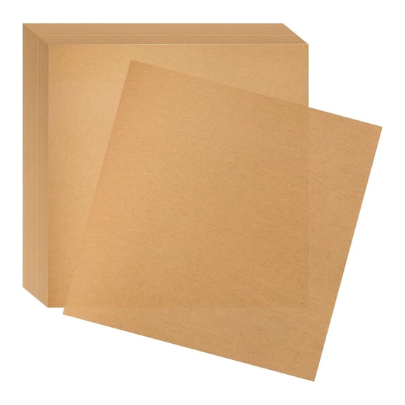 nzhaoha 100 Pcs Disposable Oil Proof Parchment Paper Square Patty Sheets Meat Bacon Separator Baking Cooking Paper Liners