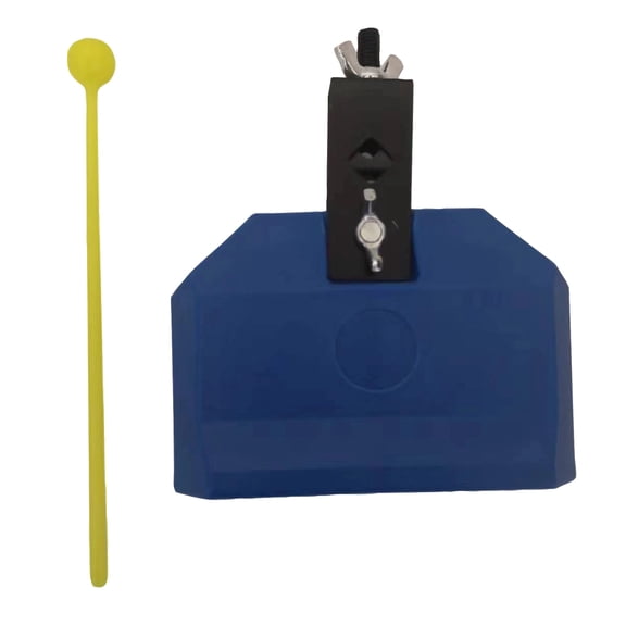 nzhaoha Colorful Woodblock Percussion Instrument with Mallet Plastic Percussion for Music Education Band Performance Rhythm Practice