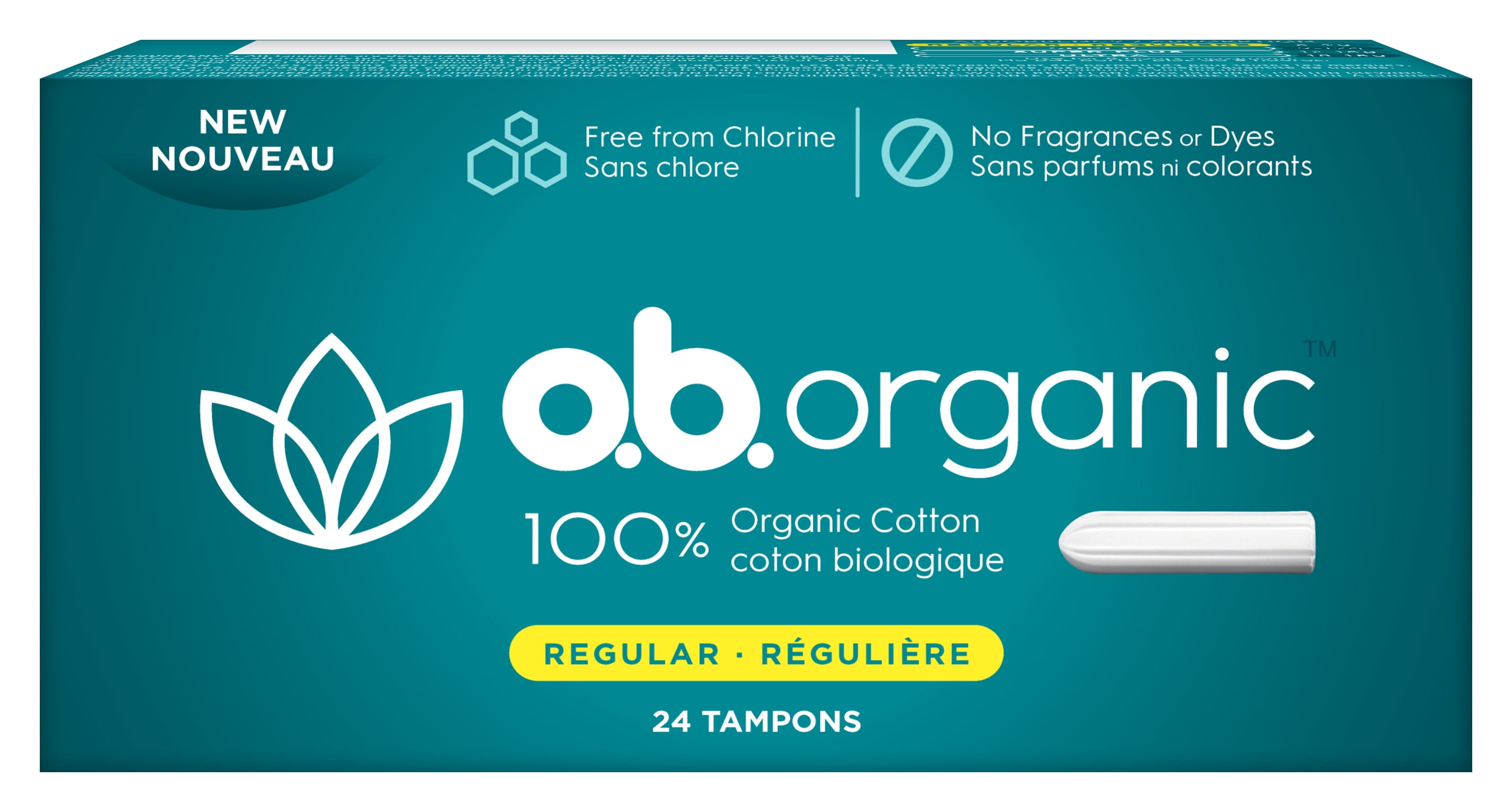 Equate Regular Absorbency Unscented Tampons with Plastic Applicators, 20 Ct  