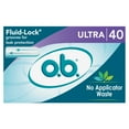 thumbnail image 1 of o.b. Original Tampons, Ultra, 40 CT, 1 of 17