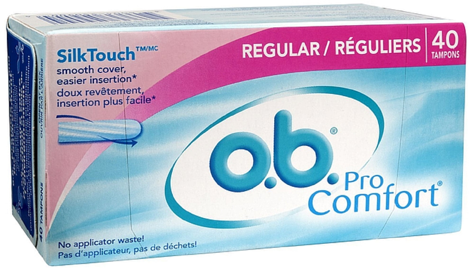 o.b. Pro Comfort Tampons, Regular 40 ea (Pack of 3)