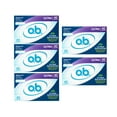 thumbnail image 1 of o.b. Tampons No Applicator, Unscented - 40ct, Applicator-Free Tampons Ultra, Feminine Care, ob Tampon Ultra, Period Products - 5 Pack, 1 of 5