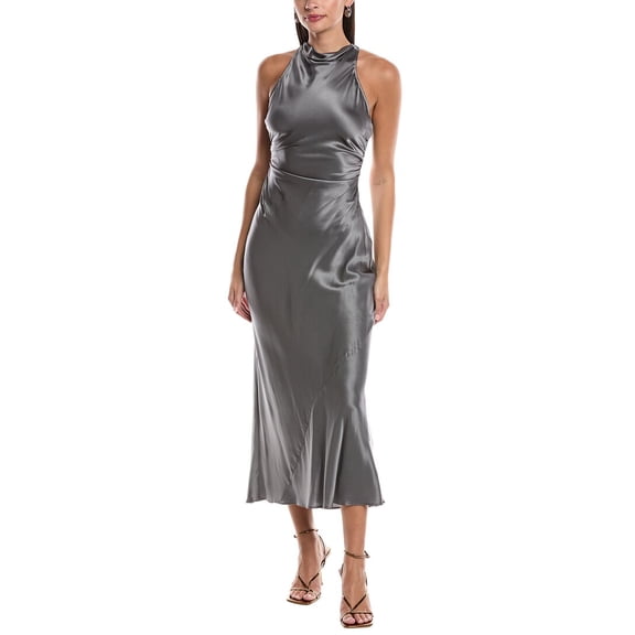 o.p.t. womens  Nora Silk Slip Dress, 4