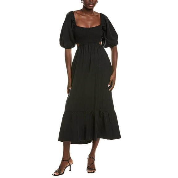 o.p.t. womens o.p.t Leighton Maxi Dress, XL, Black
