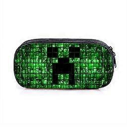 o163 Minecraft Minecraft Pencil Case Vertical square stationery case Polyester gaming peripheral pencil case fgy163
